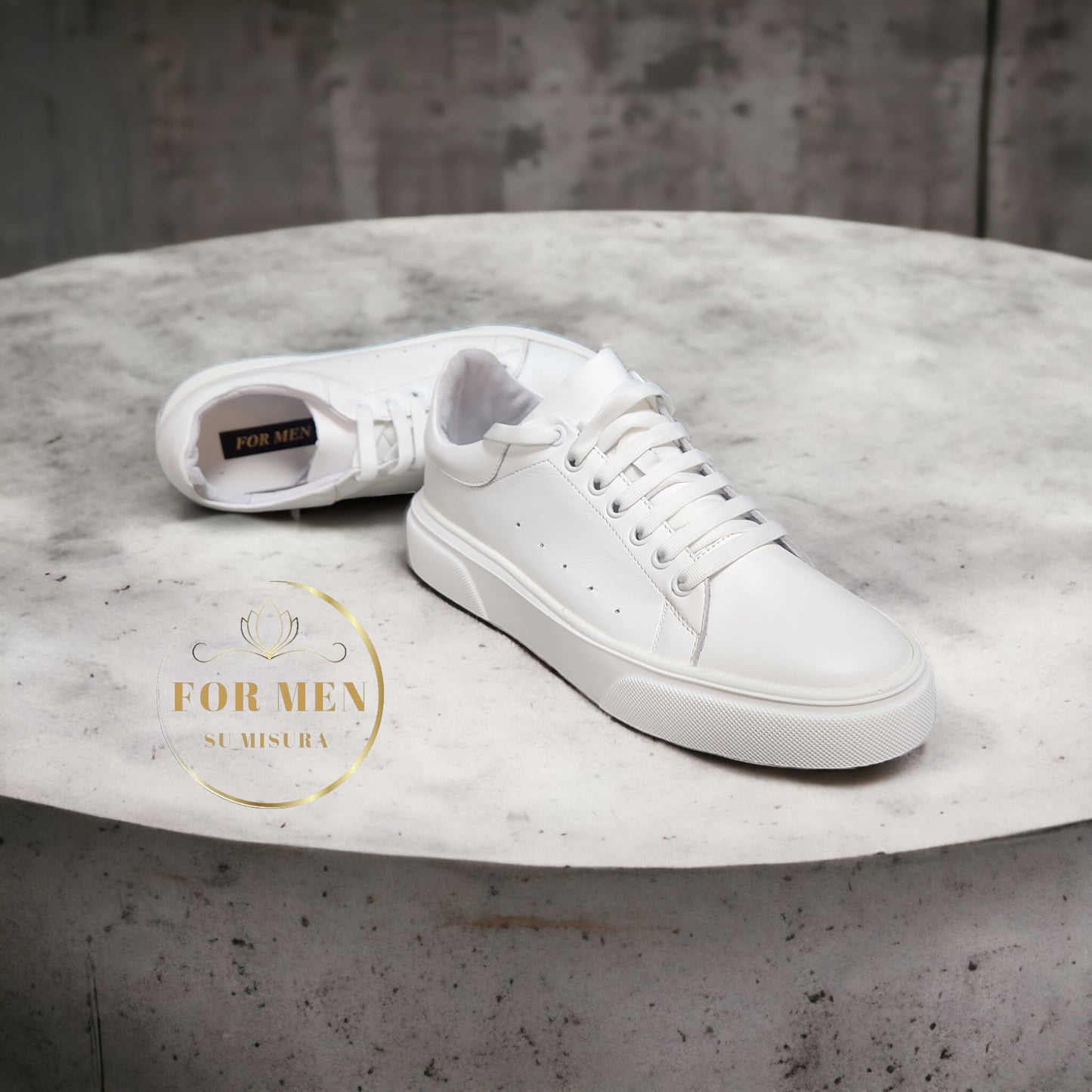 SNEAKERS ALBI Din Piele