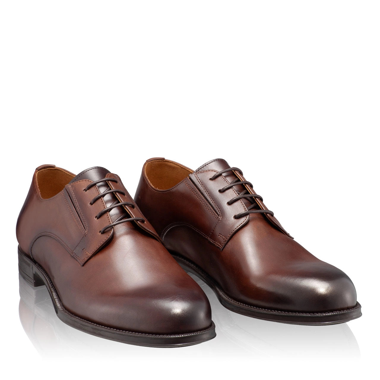 Pantofi Eleganti barbati maro din piele naturala