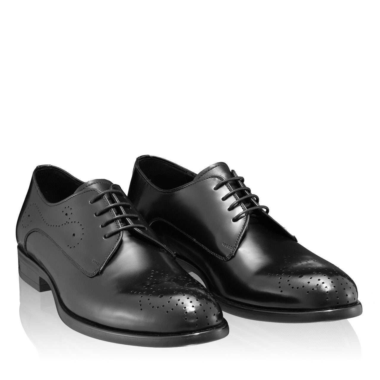 Pantofi Eleganti barbati negri din piele naturala