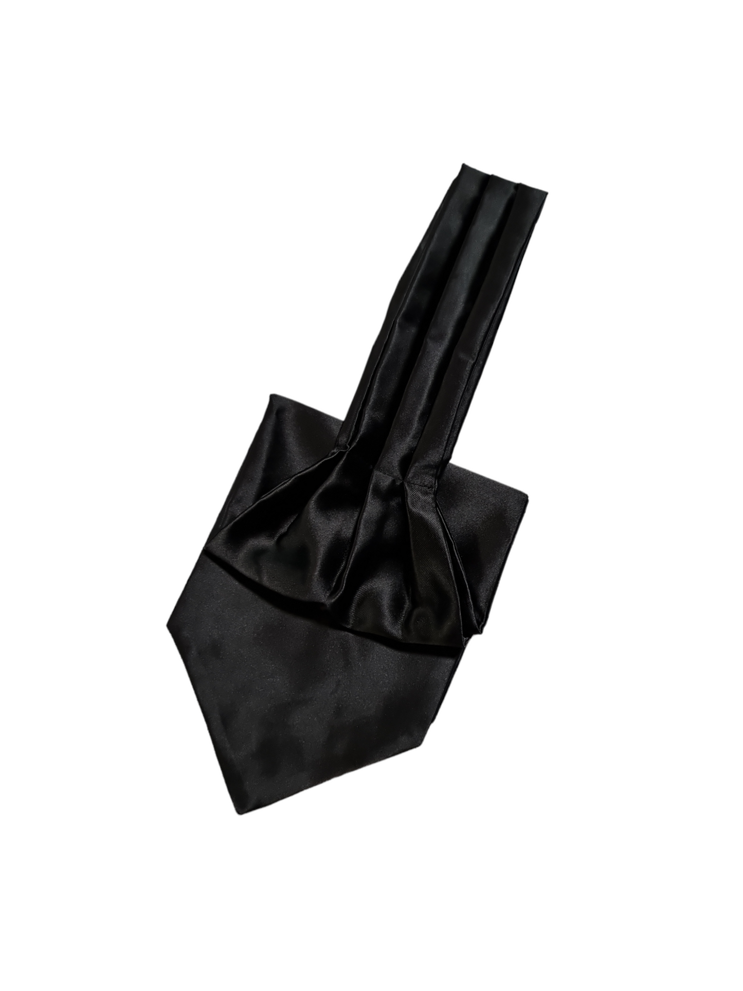 Ascot clasic matase naturala negru