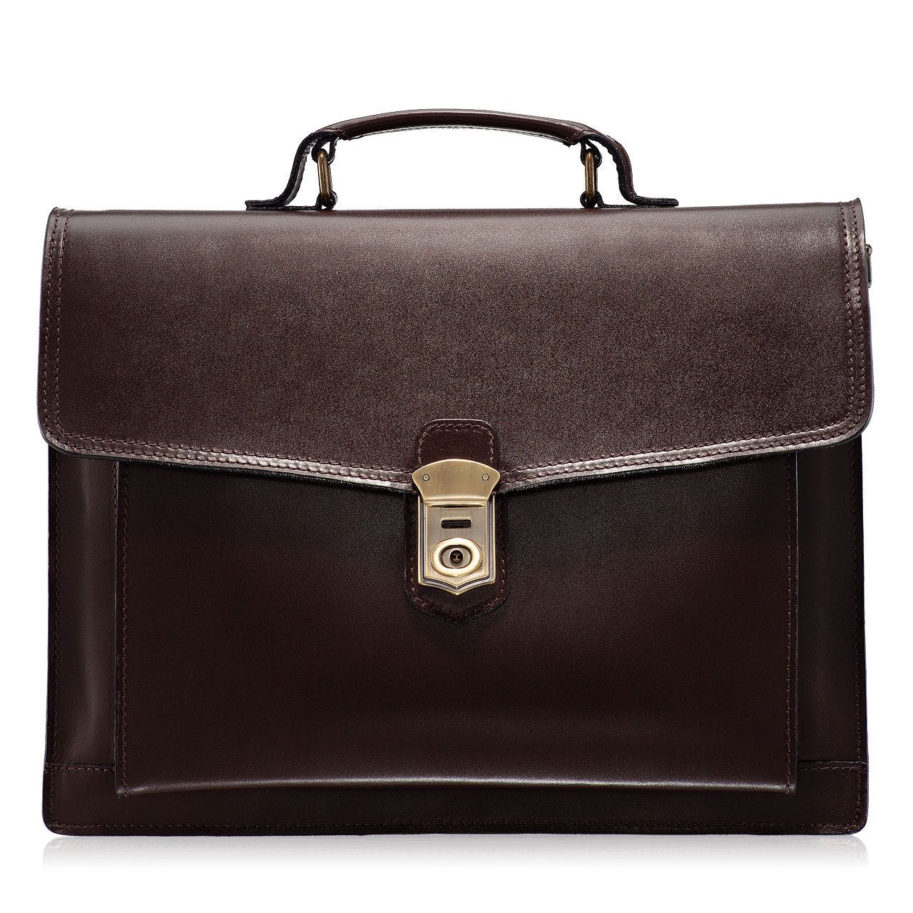 Geanta barbati din piele maro