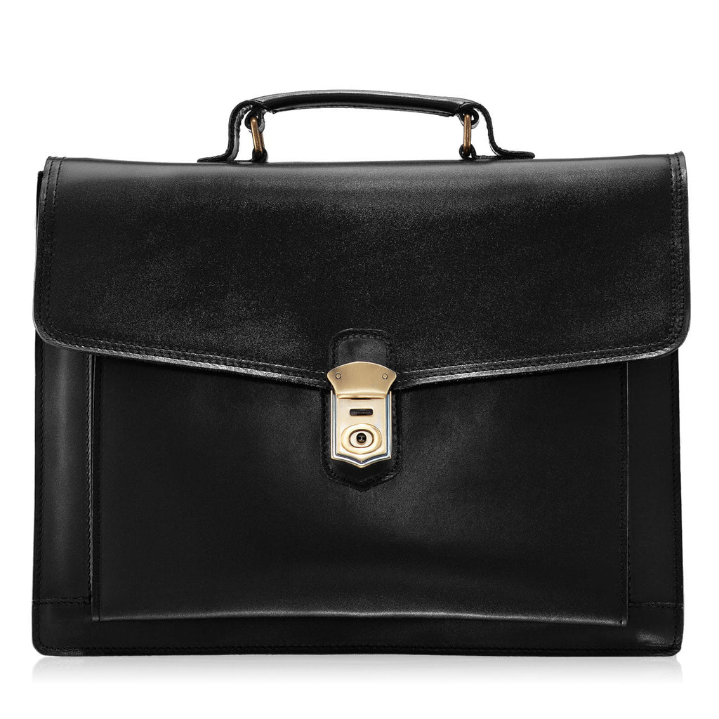 Geanta barbati din piele neagra