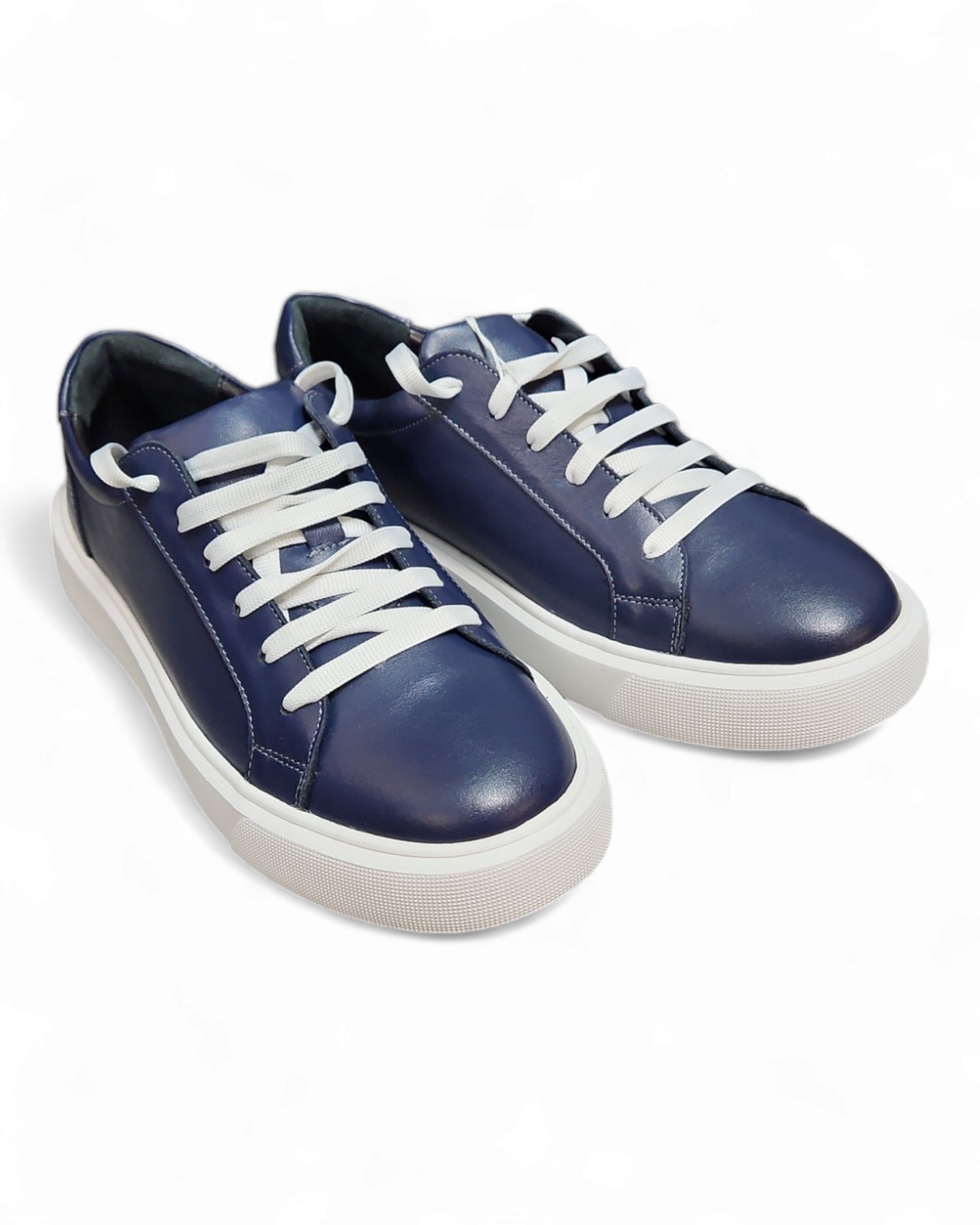 Sneaker blue din piele naturala