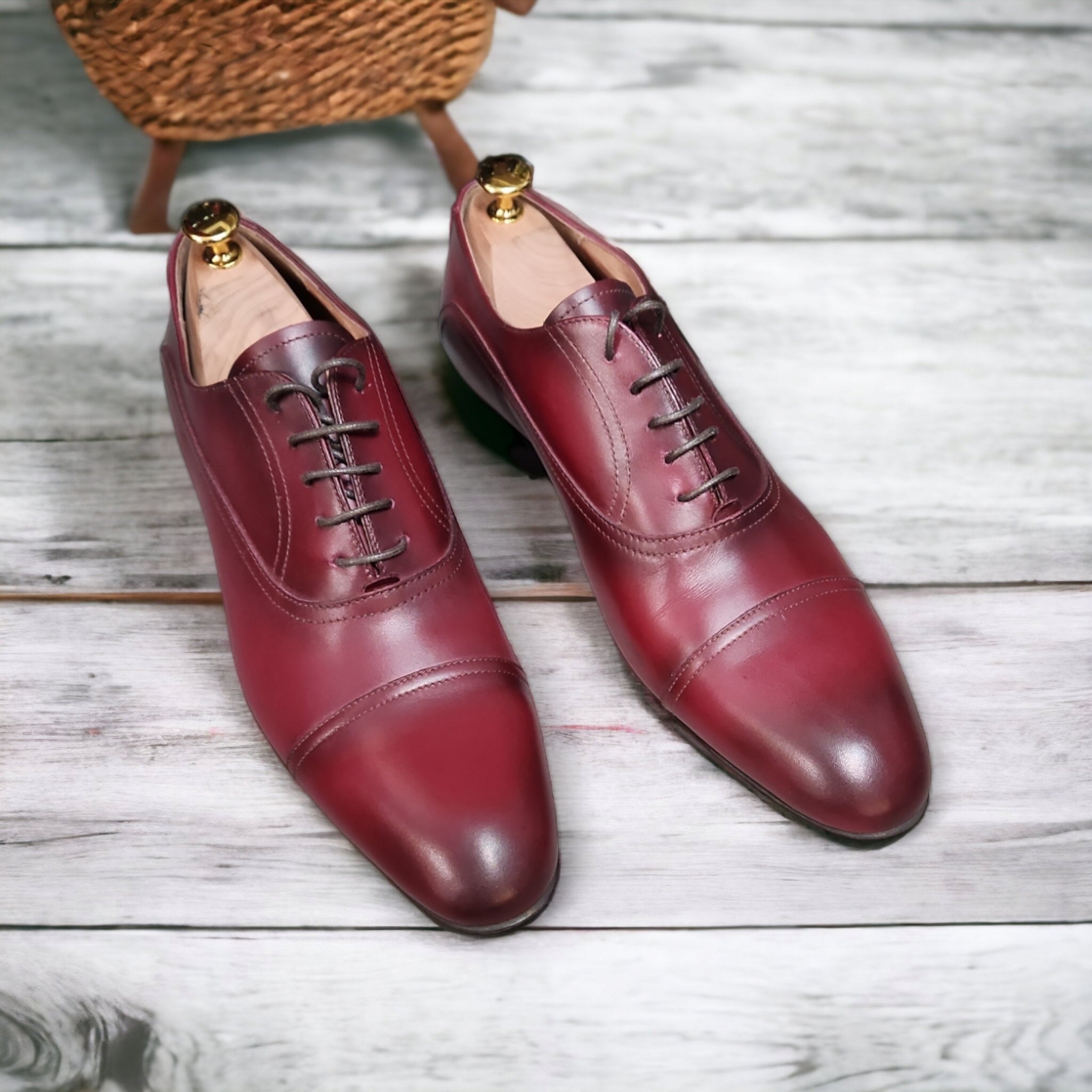 Pantofi bordo clasici barbati 011