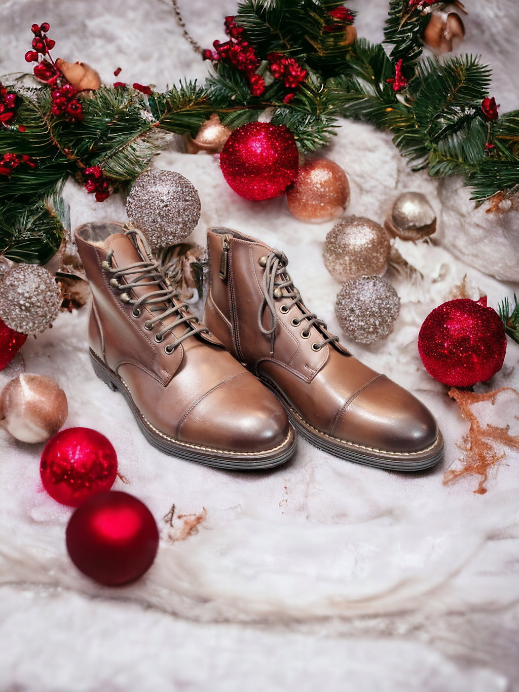 Ghete barbati din piele naturala