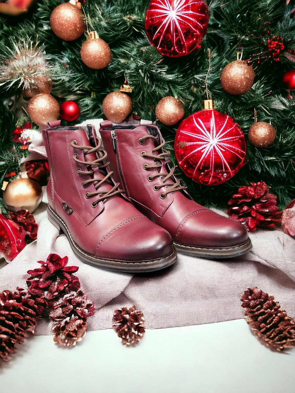 Ghete barbati din piele naturala