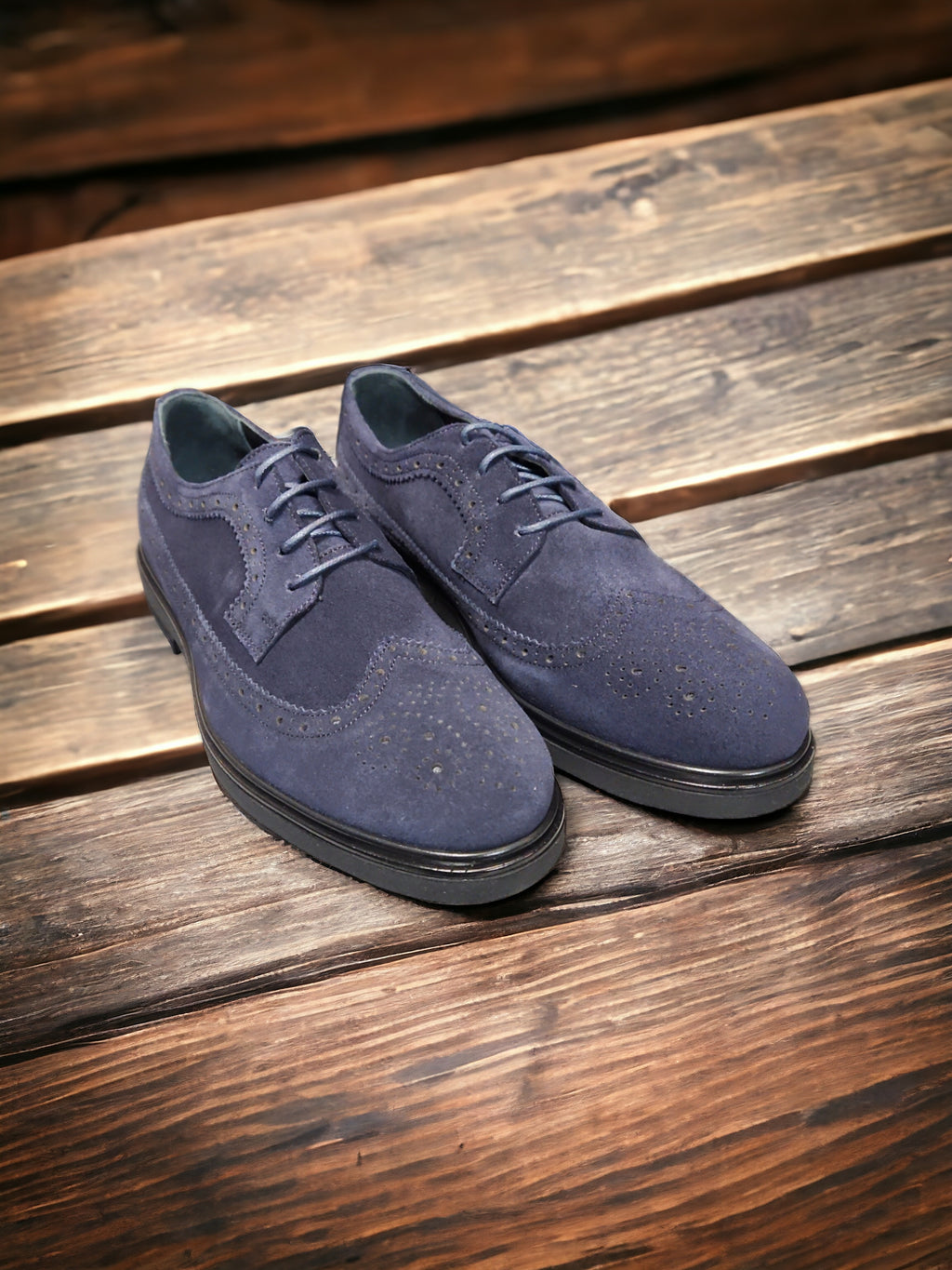 Pantofi  eleganți din piele intoarsa, pentru bărbați