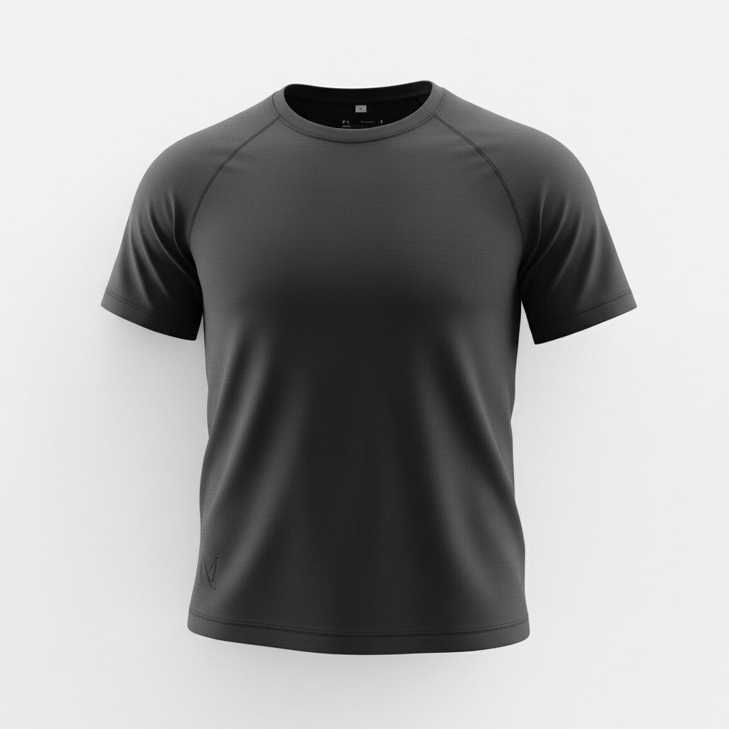 Tricou barbati negru oversized