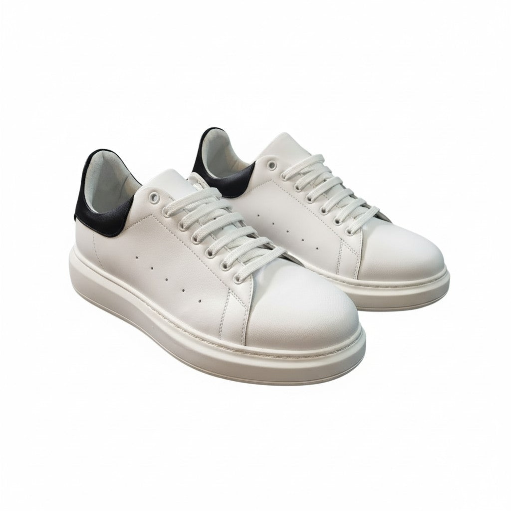 SNEAKERS Din Piele spate negru