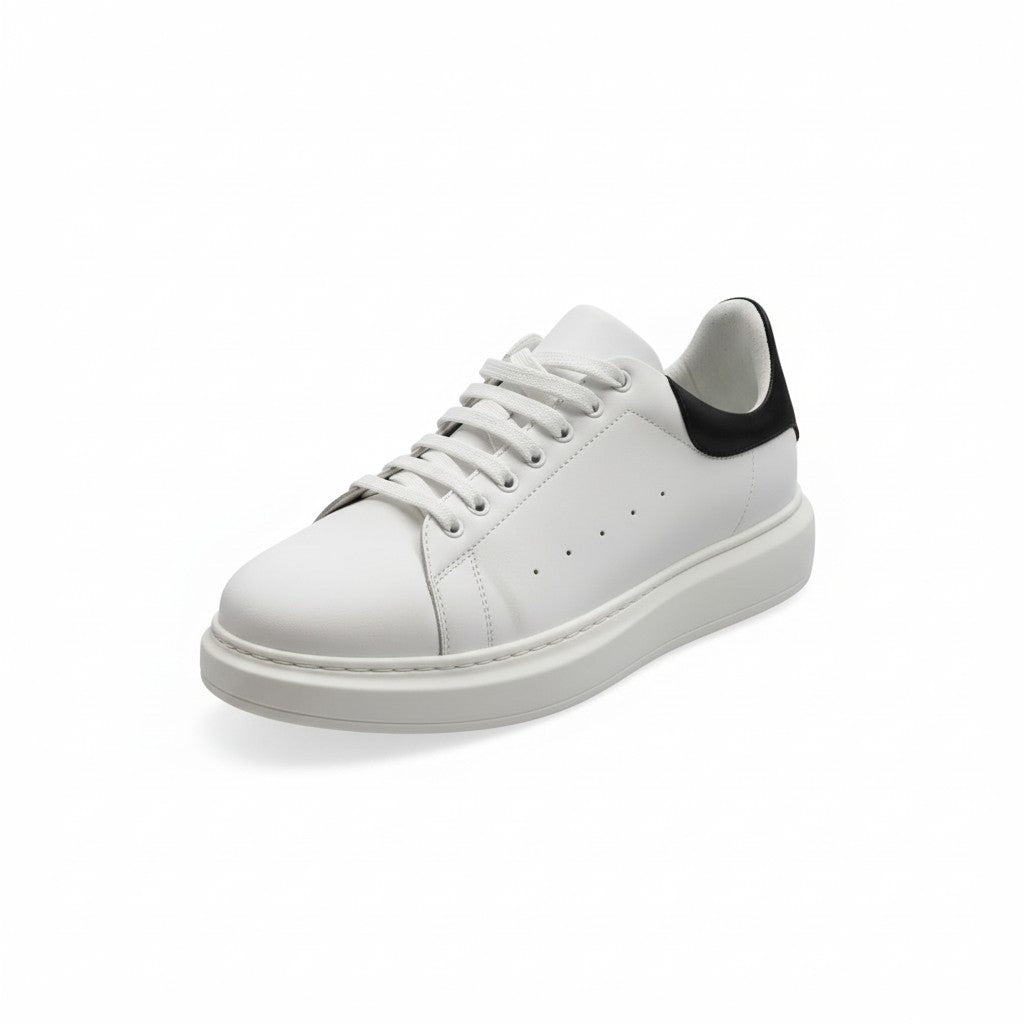 SNEAKERS Din Piele spate negru