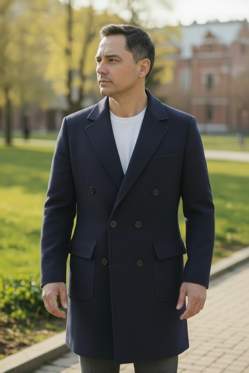 PALTON BARBATI DOUA RANDURI DE NASTURI