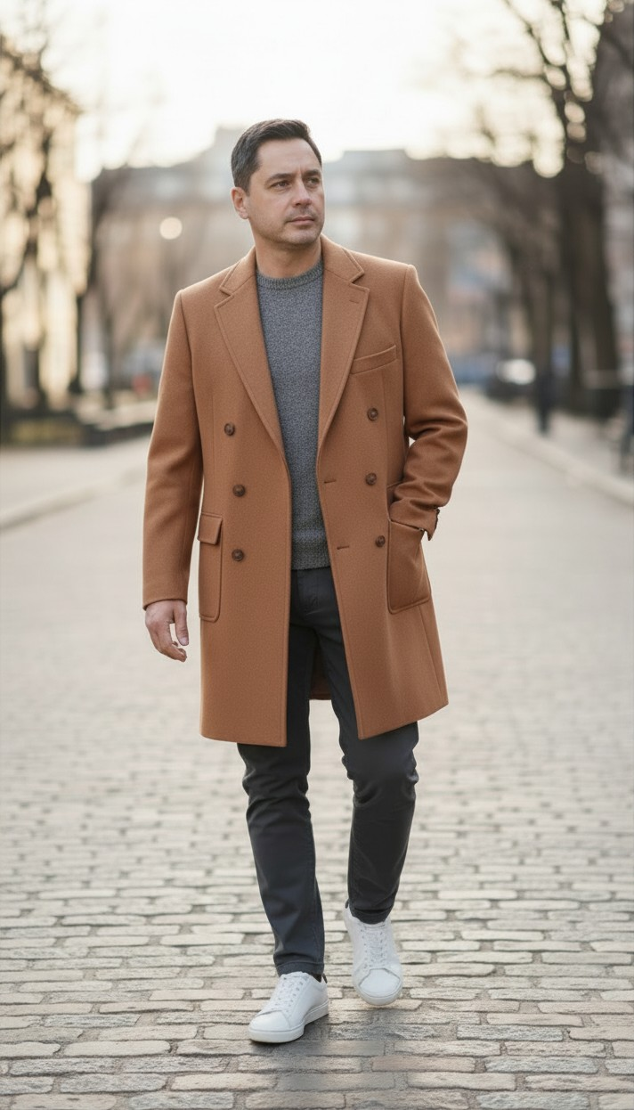 PALTON BARBATI DOUA RANDURI DE NASTURI