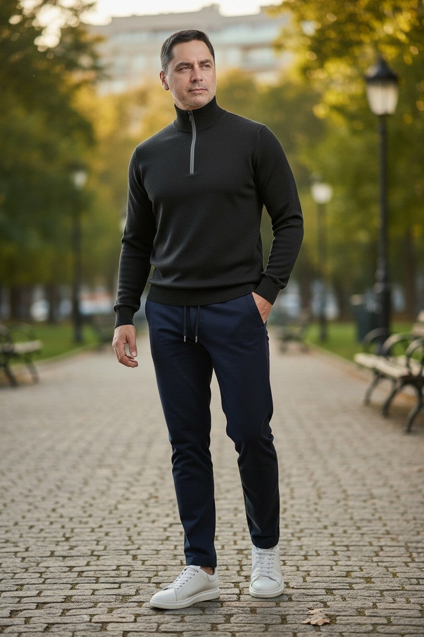 Pulover subtire din lana