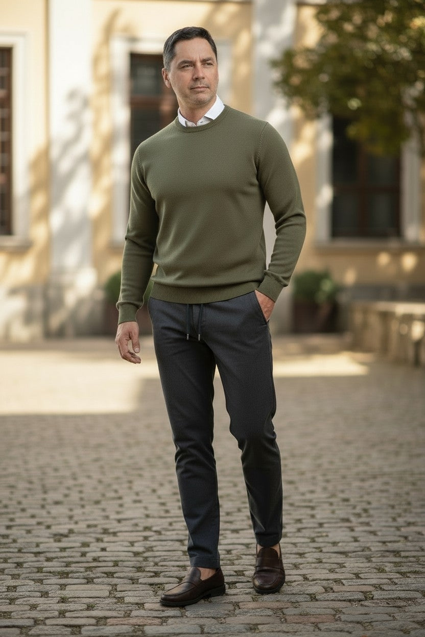 Pulover subtire din lana