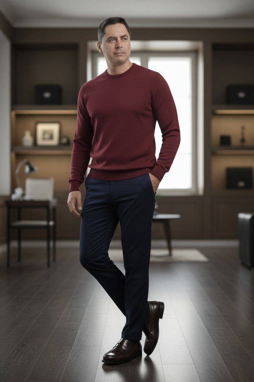 Pulover subtire din lana