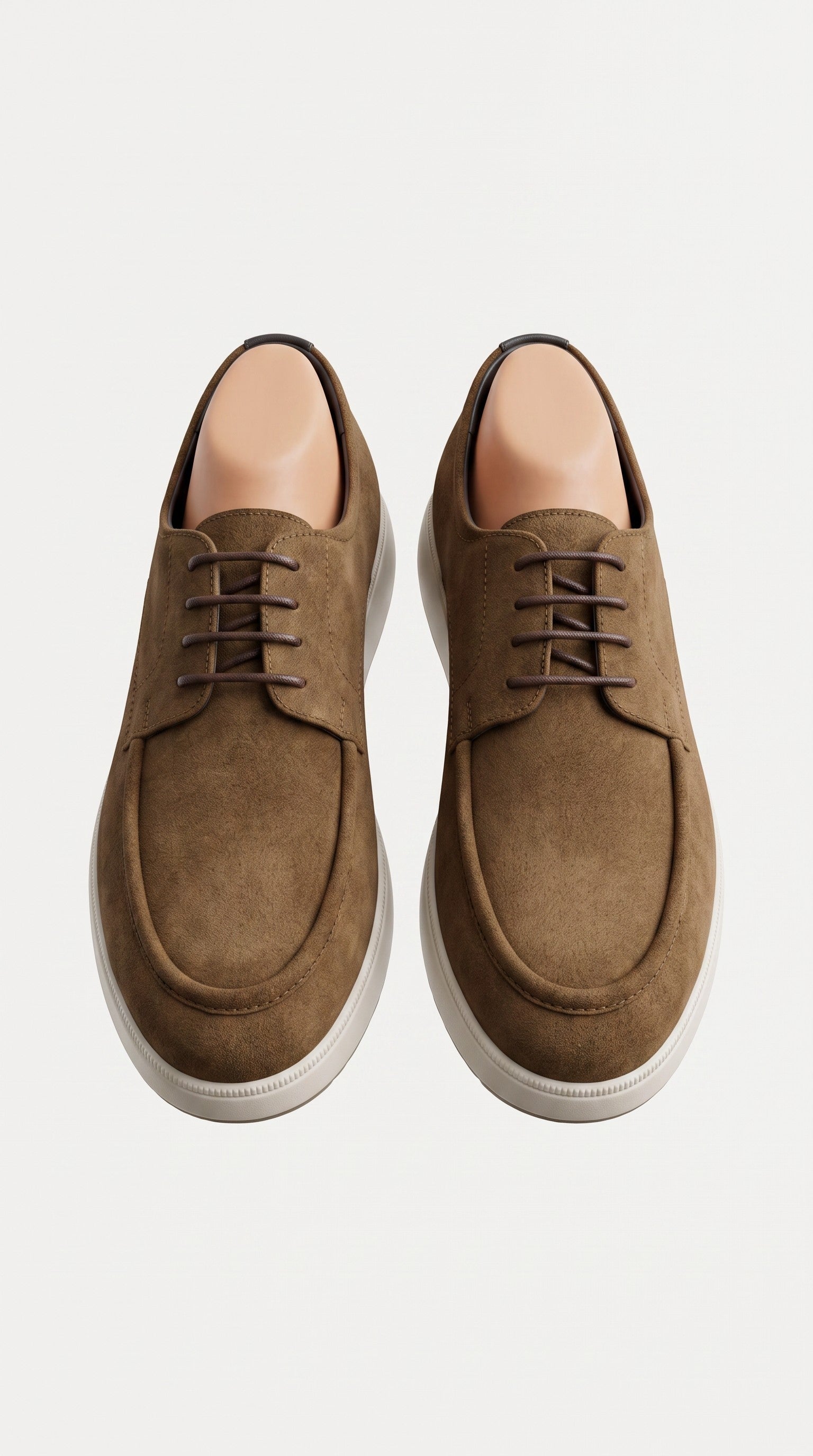 Boat shoes maro deschis piele nabuc