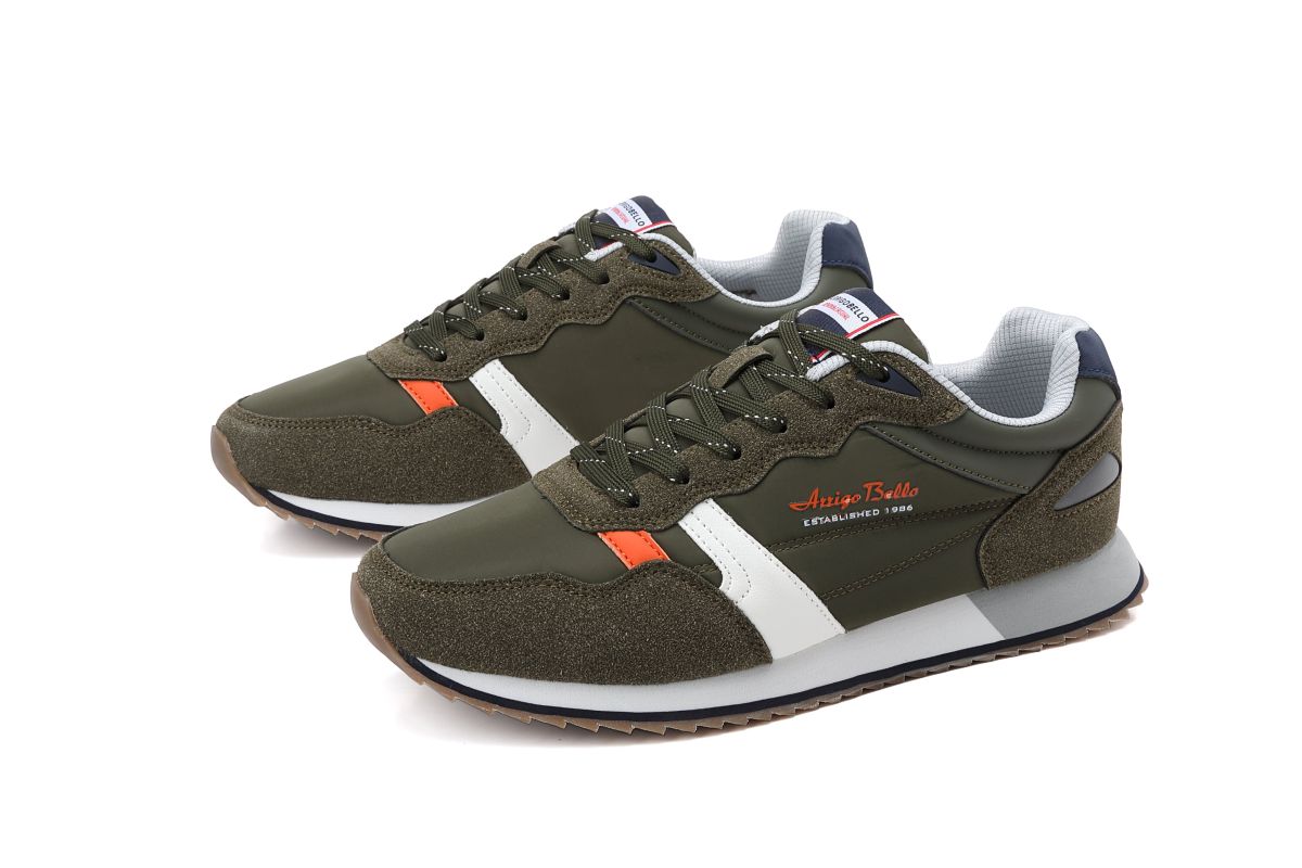 Adidasi Barbat, Model Sport ,Textil+ Piele Intoarsca Ecologica, Inchidere Siret, Talpa Flexibila Moale