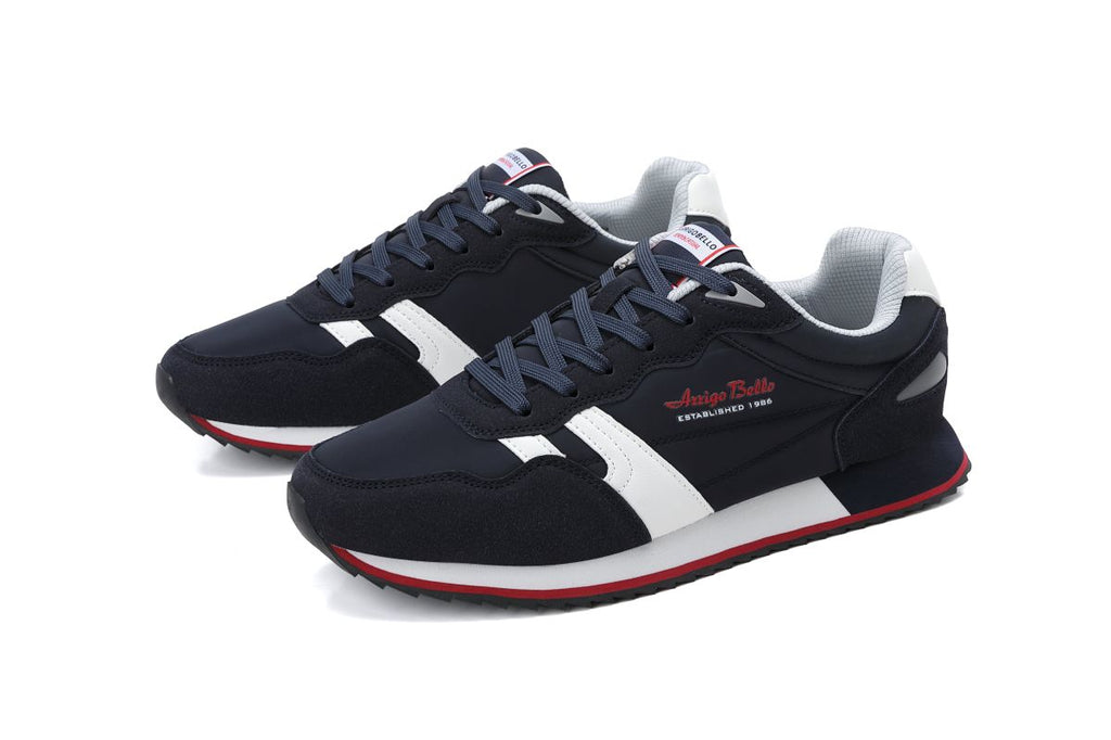 Adidasi Barbat, Model Sport ,Textil+ Piele Intoarsca Ecologica, Inchidere Siret, Talpa Flexibila Moale