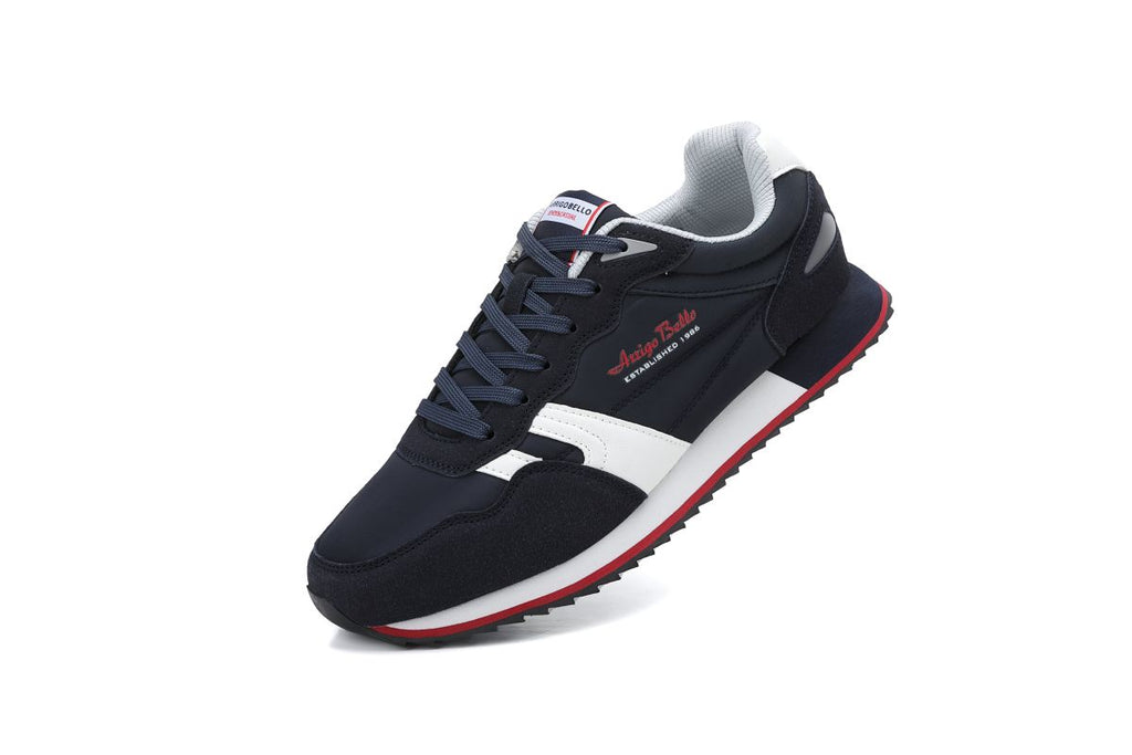 Adidasi Barbat, Model Sport ,Textil+ Piele Intoarsca Ecologica, Inchidere Siret, Talpa Flexibila Moale