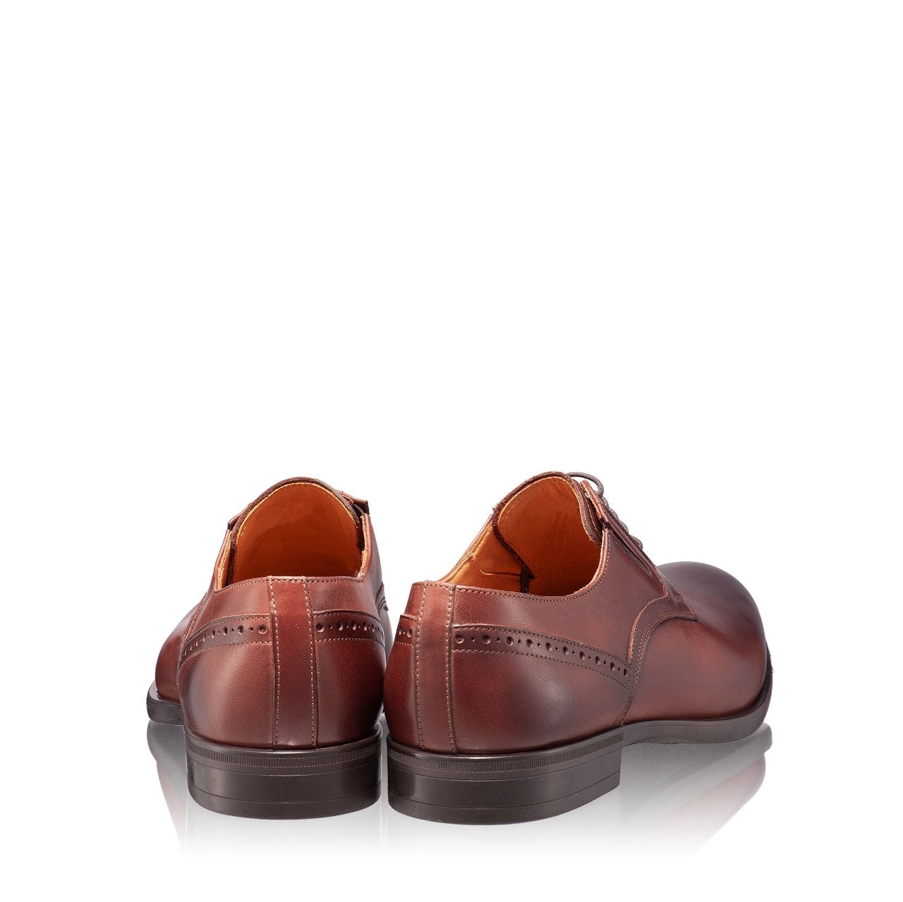 Pantofi Eleganti barbati maro din piele naturala