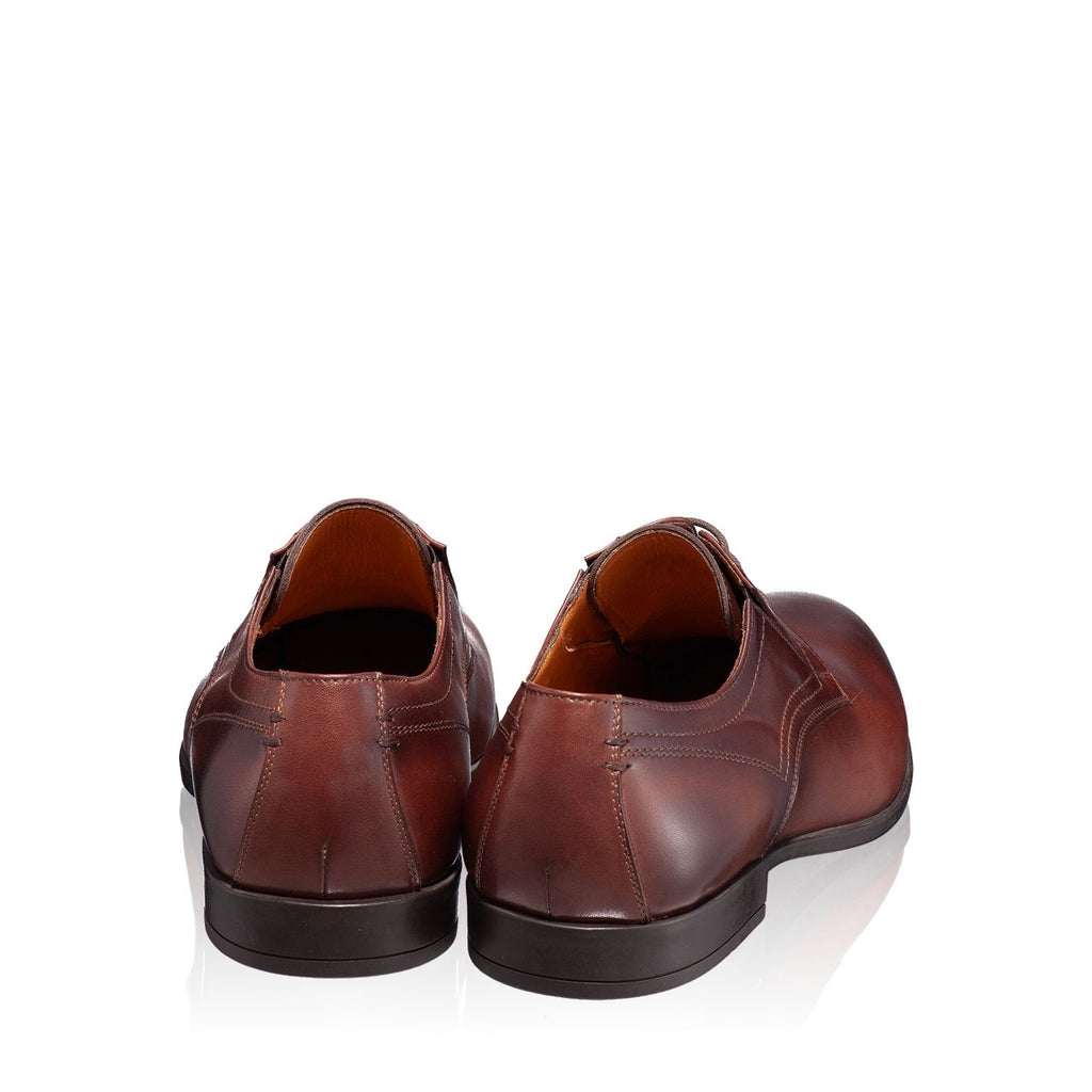 Pantofi Eleganti barbati maro din piele naturala