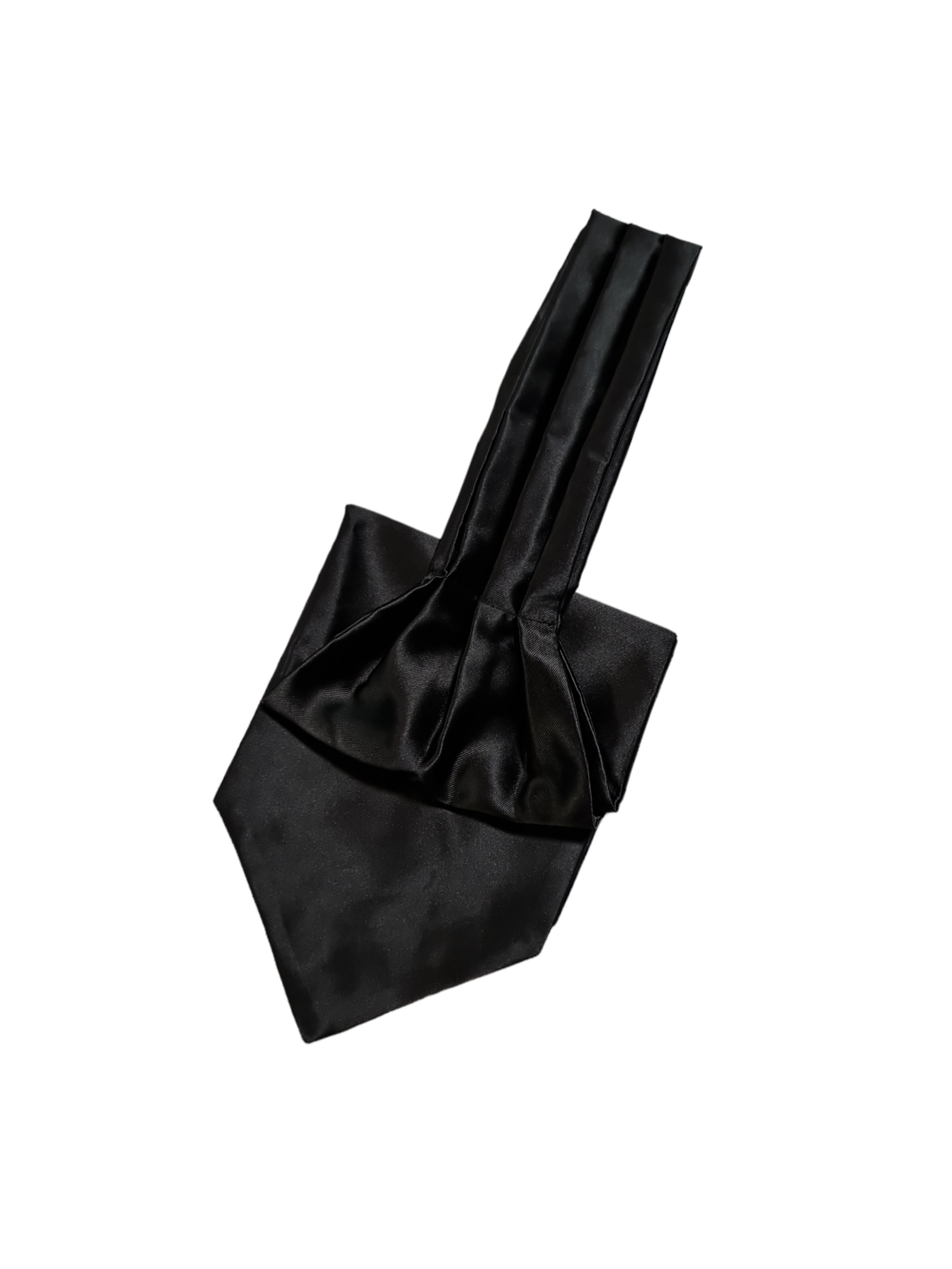 Ascot clasic matase naturala negru